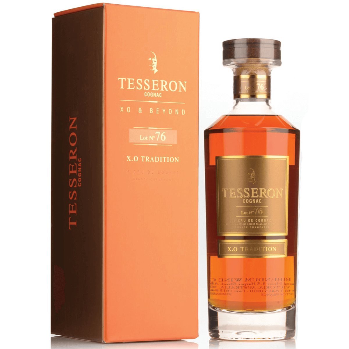 Cognac Tesseron Lot 76 XO Tradition (3 Bottles) Cognac, France — wine from Australia