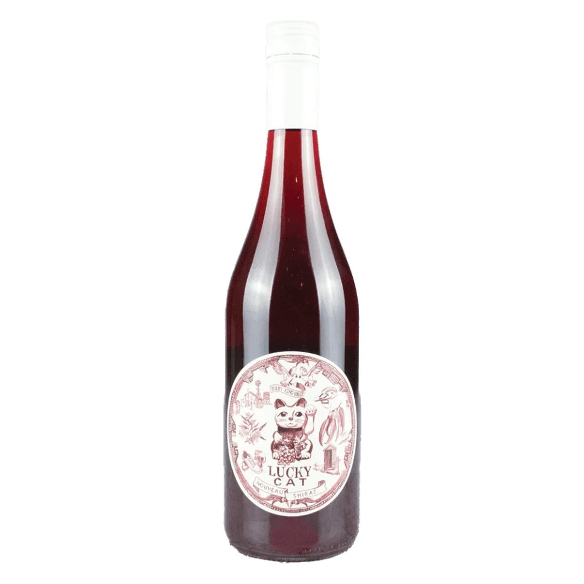 Lucky Cat Nouveau Shiraz 2024 (12 Bottles) King Valley, VIC — Shiraz from King Valley