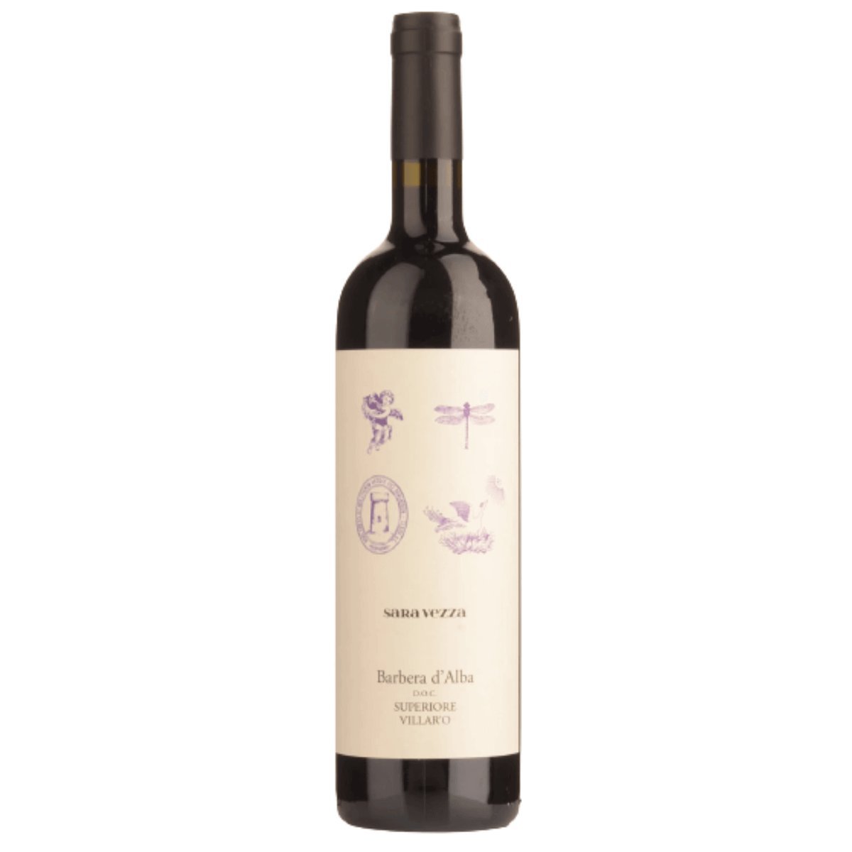 Sara Vezza Barbera d'Alba Superiore Villar'o DOC 2020 (6 Bottles) Monforte d'Alba, Italy — wine from Monforte d'Alba, Italy