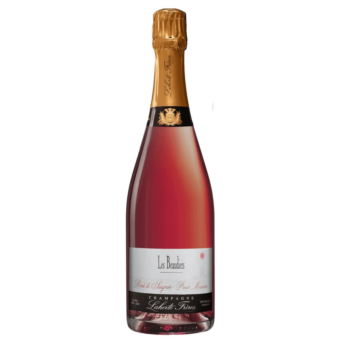 Champagne Laherte Frères Les Beaudiers Rosé de Saignée 2019 (6 Bottles) Champagne, France — wine from Champagne, France