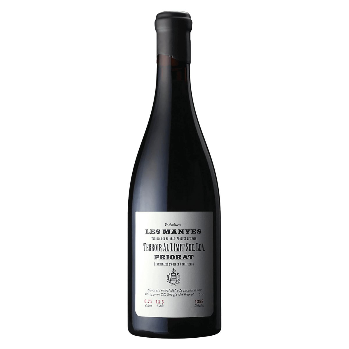 Terroir al Límit Priorat Les Manyes 2021 (1 Bottle) Priorat, Spain — wine from Priorat, Spain