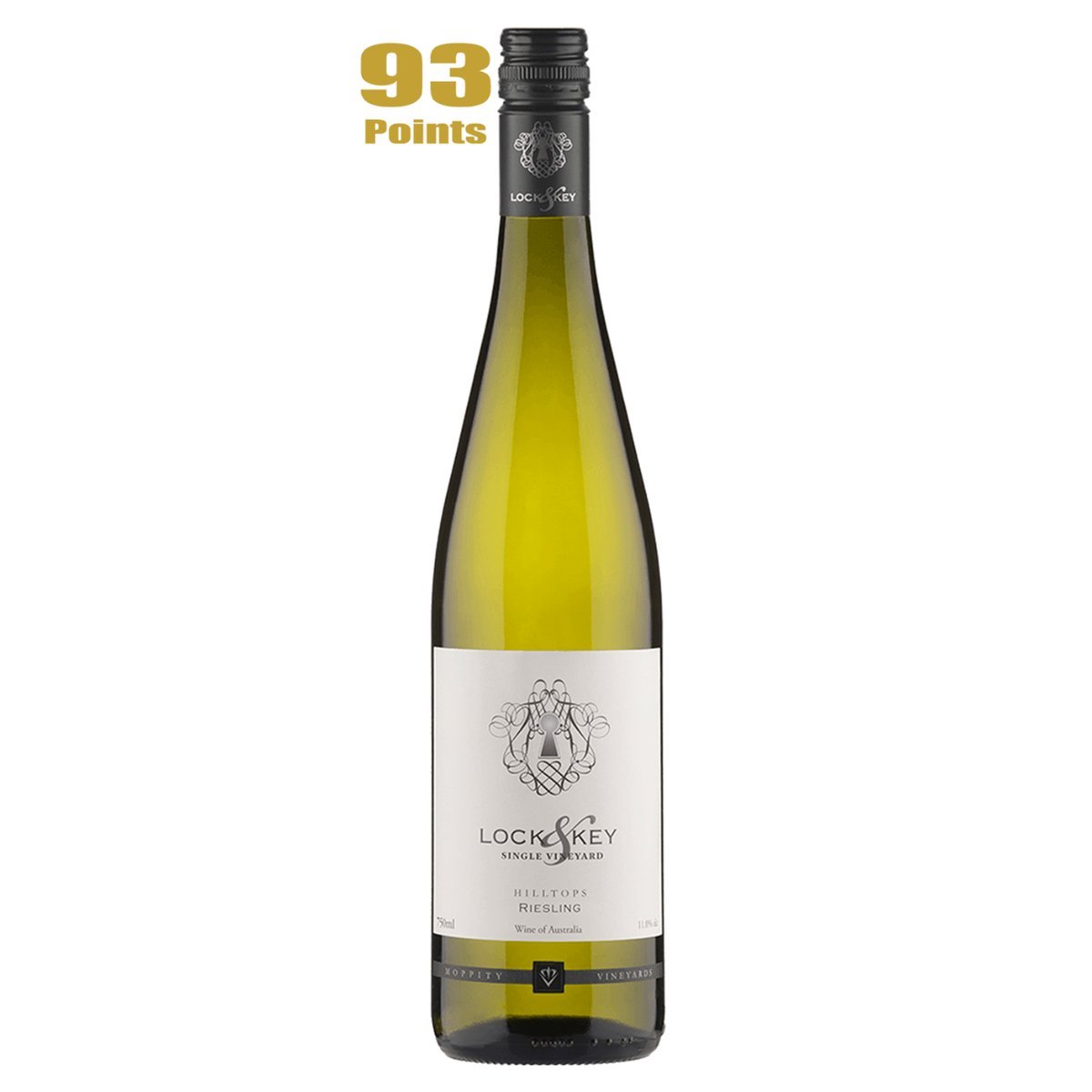 Moppity Lock & Key Riesling 2023 (12 Bottles) Hilltops, NSW — wine from Australia