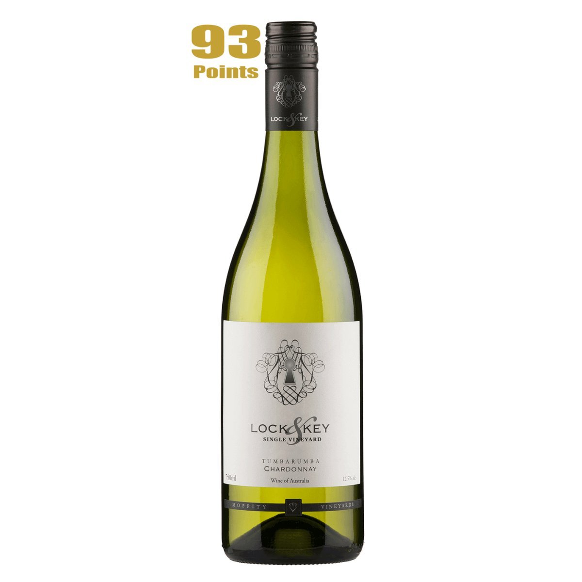 Moppity Lock & Key Chardonnay 2022 (12 Bottles) Hilltops, NSW — wine from Australia