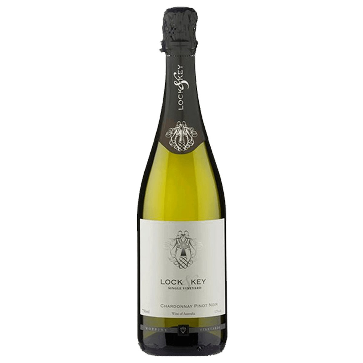 Moppity Lock & Key Sparkling Chardonnay Pinot Noir 2022 (12 Bottles) Hilltops, NSW — wine from Australia