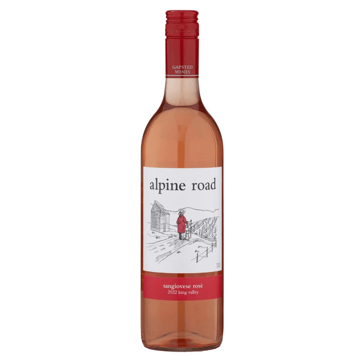 Gapsted Alpine Road Sangiovese Rosé 2023 (12 Bottles) King Valley, VIC — Sangiovese Rosé from King Valley
