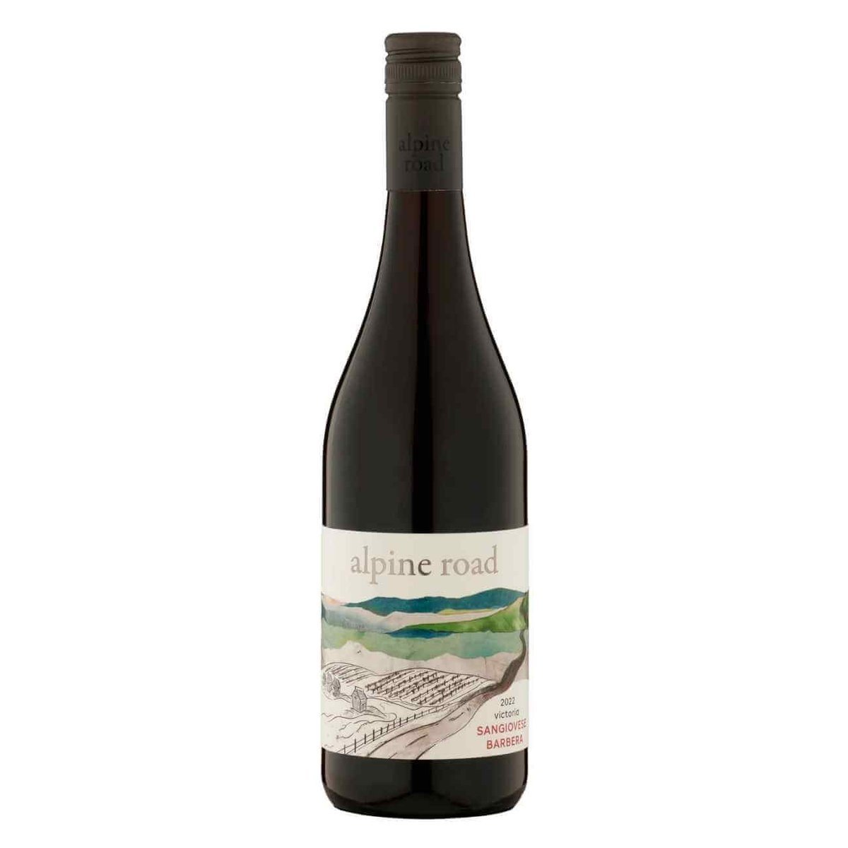 Gapsted Alpine Road Sangiovese Barbera 2022 (12 Bottles) King Valley, VIC — Barbera from King Valley