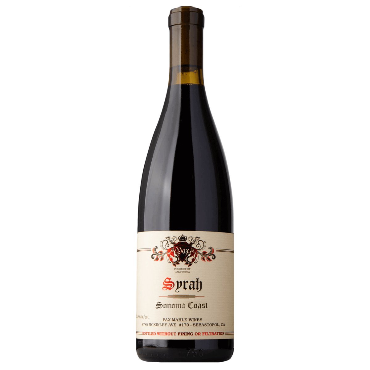 Pax Sonoma Coast Syrah 2021 (6 Bottles) Napa Valley, USA — wine from Australia