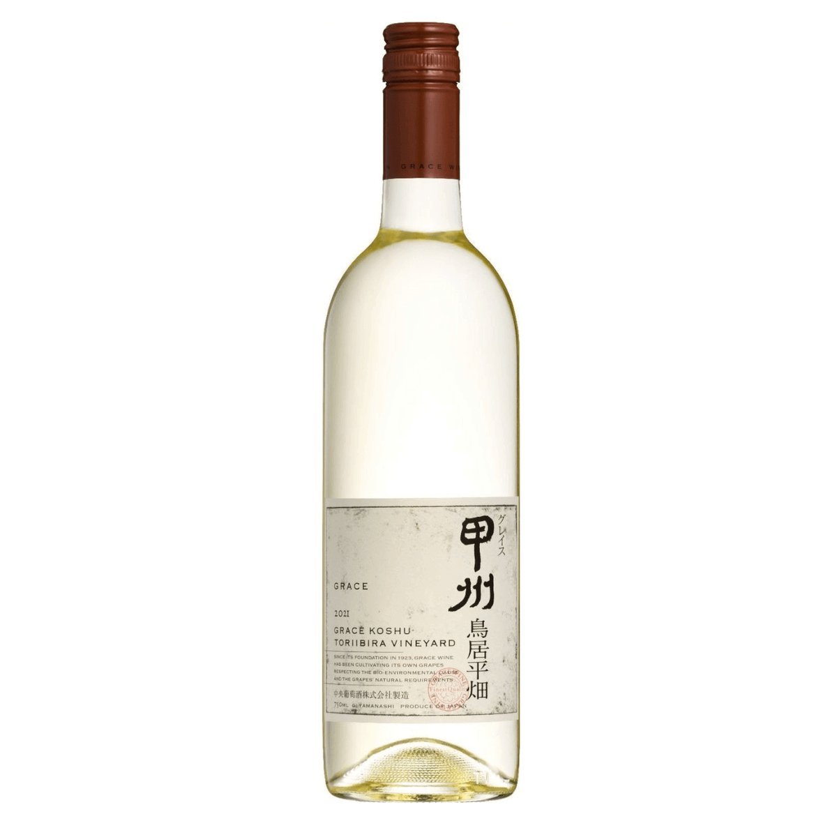 Grace Wines Toriibira Vineyard Koshu 2021 (6 Bottles) Yamanashi, Japan — wine from Australia