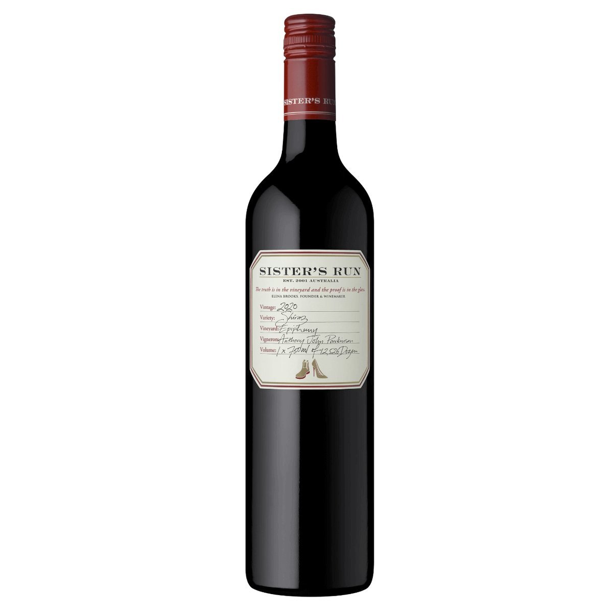 Sister’s Run Epiphany Shiraz 2022 (6 Bottles) McLaren Vale, SA — wine from Australia