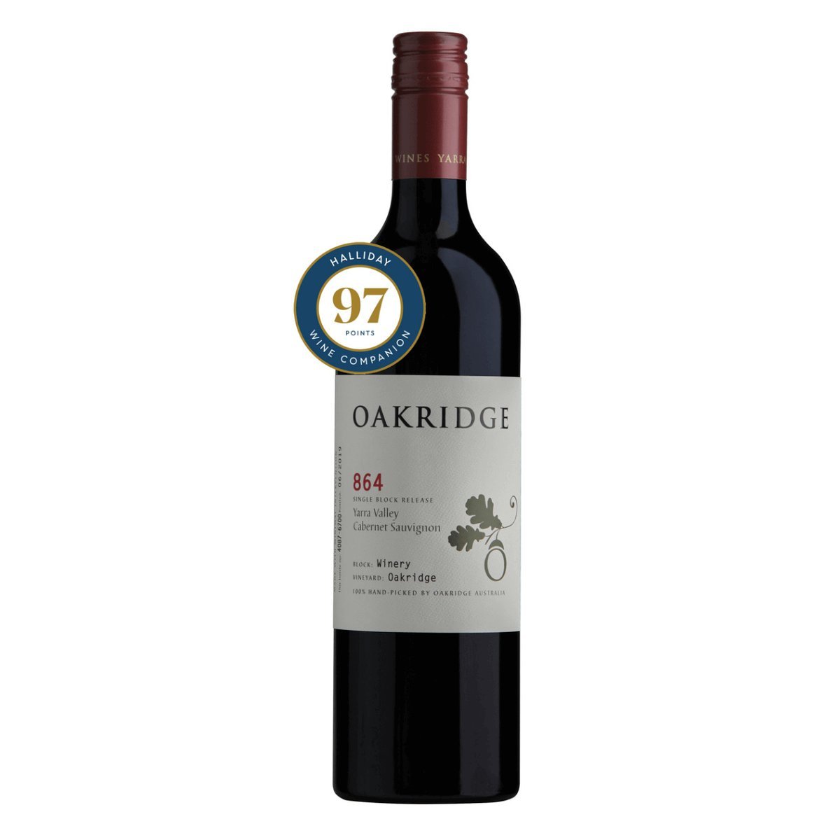 Oakridge 864 Single Block Release Cabernet Sauvignon 2022 (6 Bottles) Yarra Valley, VIC — wine from Australia