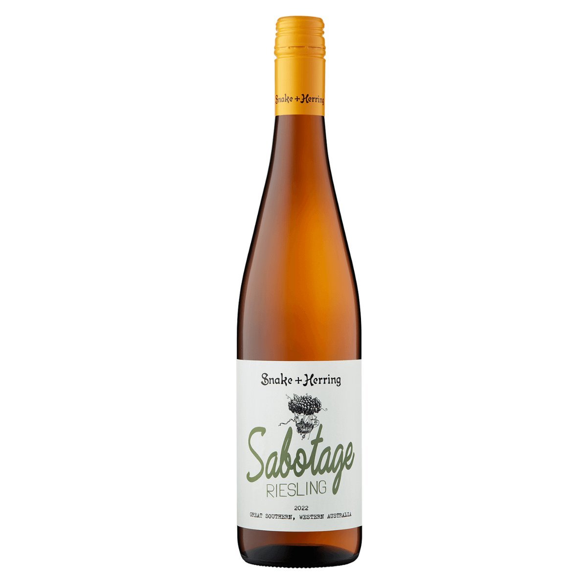 Snake and Herring ‘Sabotage’ Riesling 2022 (12 Bottles) Great Southern — wine from Great Southern