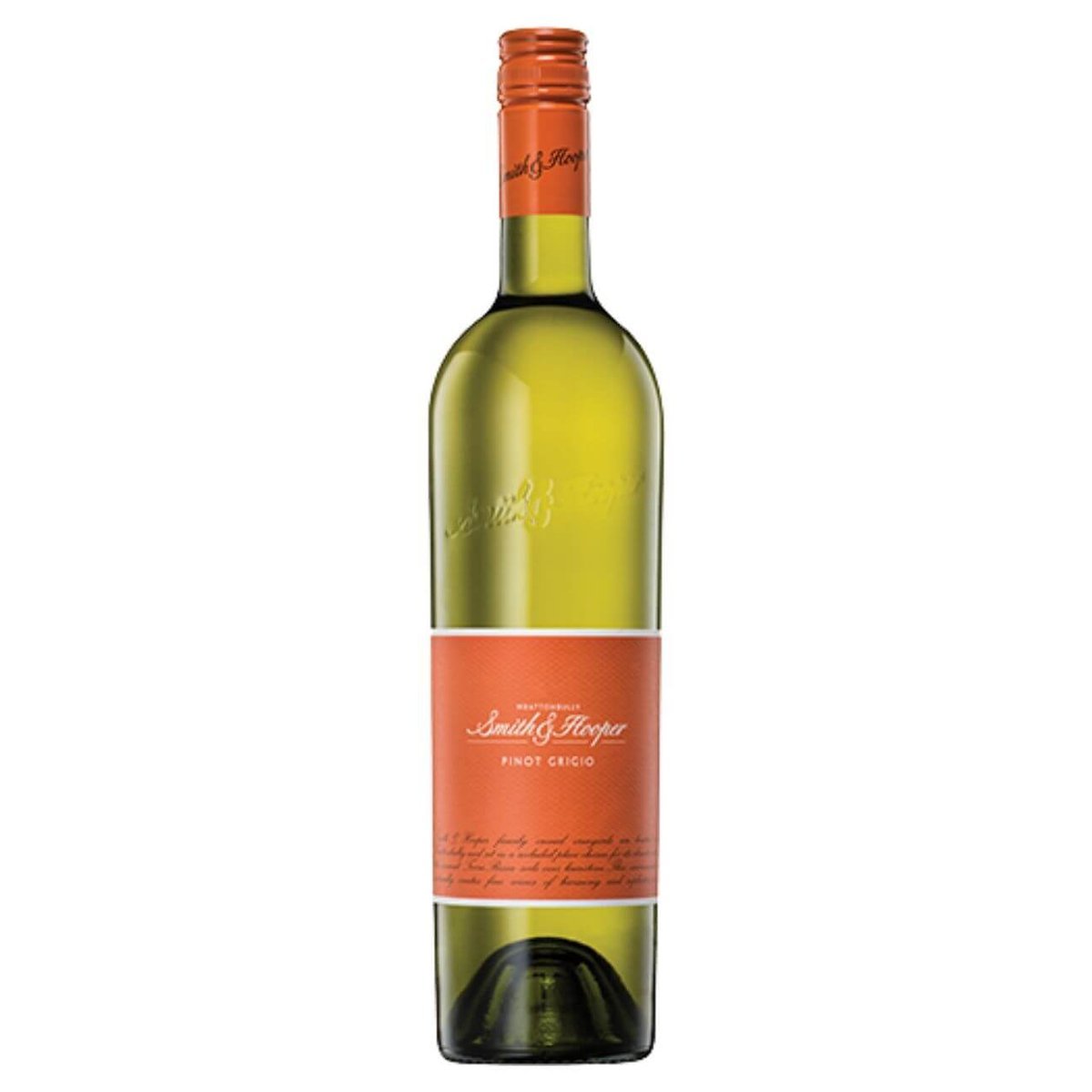 Smith & Hooper Pinot Grigio 2025/2026 (12 Bottles) Wrattonbully, SA — Pinot Grigio from /2026 (12 Bottles) Wrattonbully