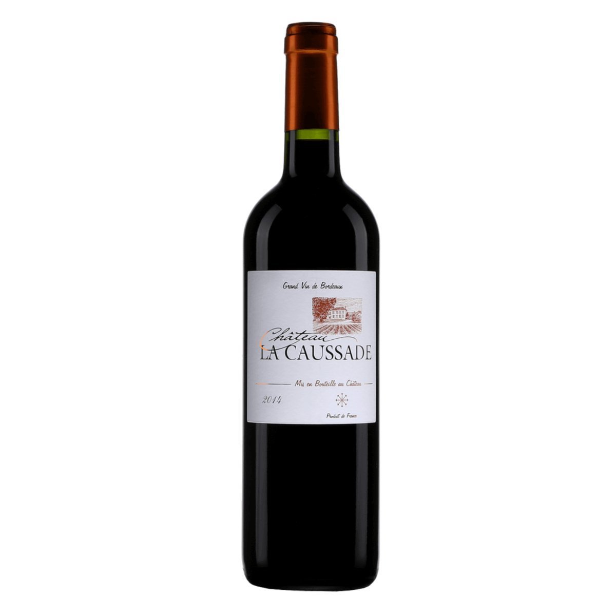 Chateau La Caussade Bordeaux Rouge 2021 (6 Bottles) Bordeaux, France — Rouge from Bordeaux, France