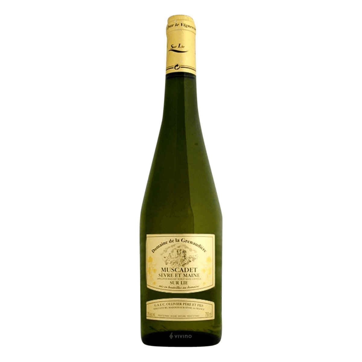 Domaine de la Grenaudière Muscadet Sevre-et-Maine Sur Lie 2023 (6 Bottles) Loire Valley , France — Muscadet from Loire Valley , France