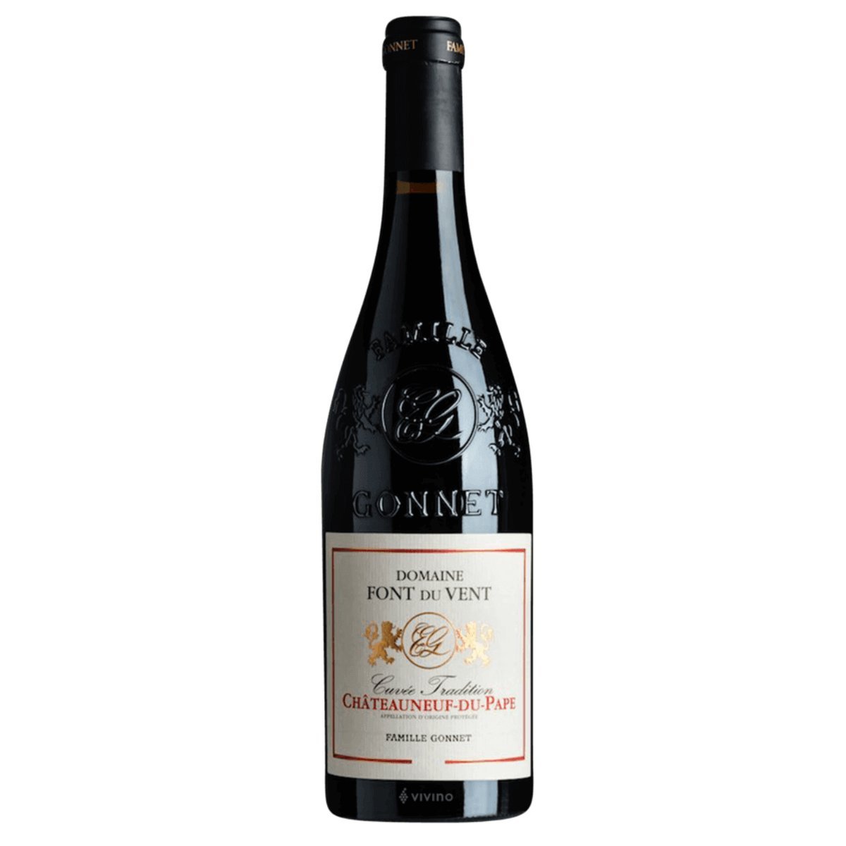 Font du Vent Châteauneuf du Pape Cuvée Tradition 2022 (6 Bottles) Rhône Valley, France — wine from Rhône Valley, France