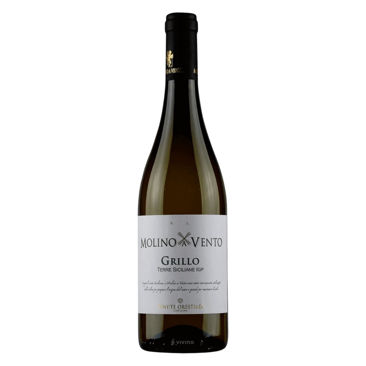Tenute Orestiadi Molino a Vento Grillo 2023 (6 Bottles) Sicily, taly — Grillo from Sicily, taly