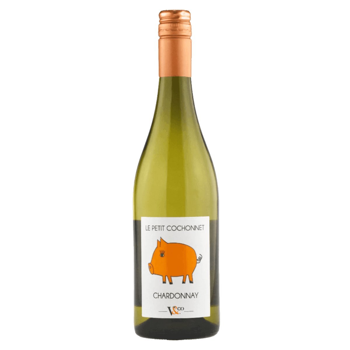 Le Petit Cochonnet Chardonnay 2021 (6 Bottles) Languedoc, France — wine from Languedoc, France