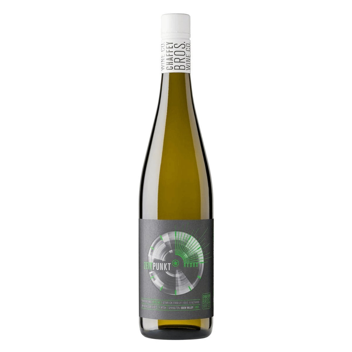 Chaffey Bros ZEITPUNKT Single Vineyard Riesling 2021 (6 Bottles) Eden Valley — wine from Barossa Valley