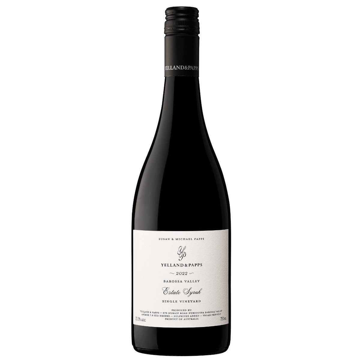 Yelland & Papps Single Vineyard Estate Syrah 2022 (6 Bottles) Barossa — Syrah from Barossa