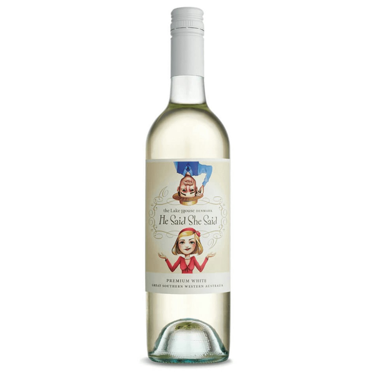 The Lake House He Said She Said Premium White (12 Bottles) Frankland River, WA — wine from Australia