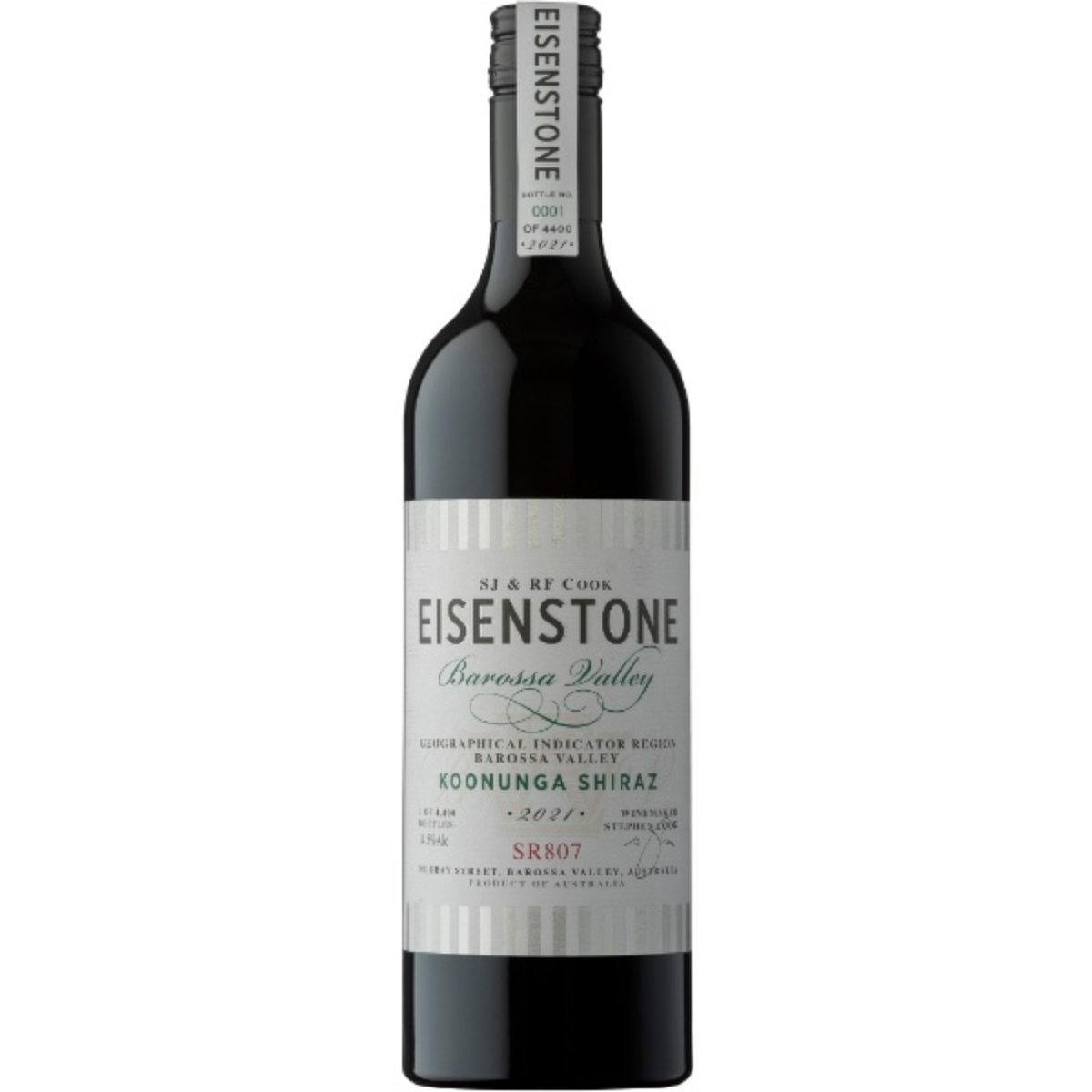 Eisenstone Koonunga Shiraz SR807 2022 (6 Bottles) Barossa Valley, SA — Shiraz from Barossa Valley