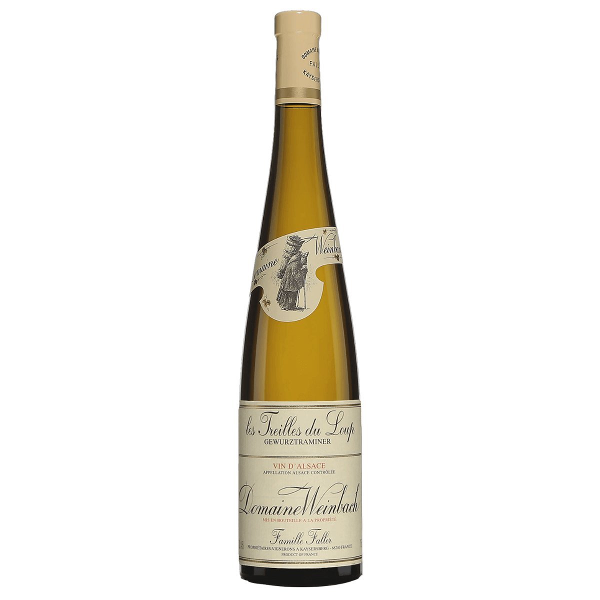 Weinbach Alsace Les Treilles du Loup Gewürztraminer 2023 (6 Bottles) Alsace, France — Gewürztraminer from Alsace, France