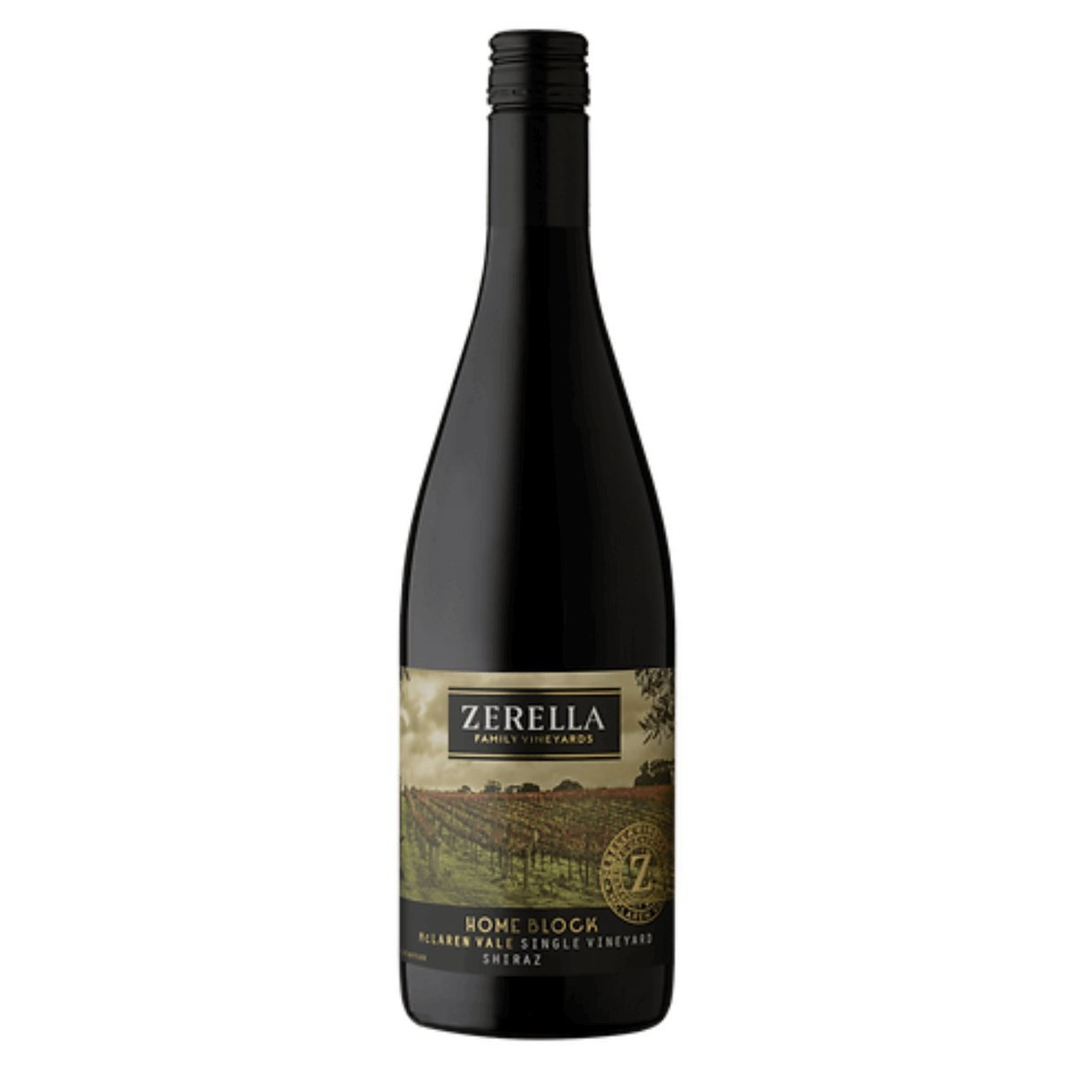 Zerella Single Vineyard 'Homeblock' Shiraz 2018 (6 Bottles) McLaren Vale, SA — wine from Australia