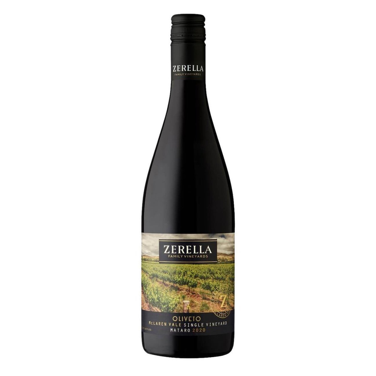 Zerella Single Vineyard 'Oliveto' Mataro 2020 (6 Bottles) McLaren Vale, SA — wine from Australia