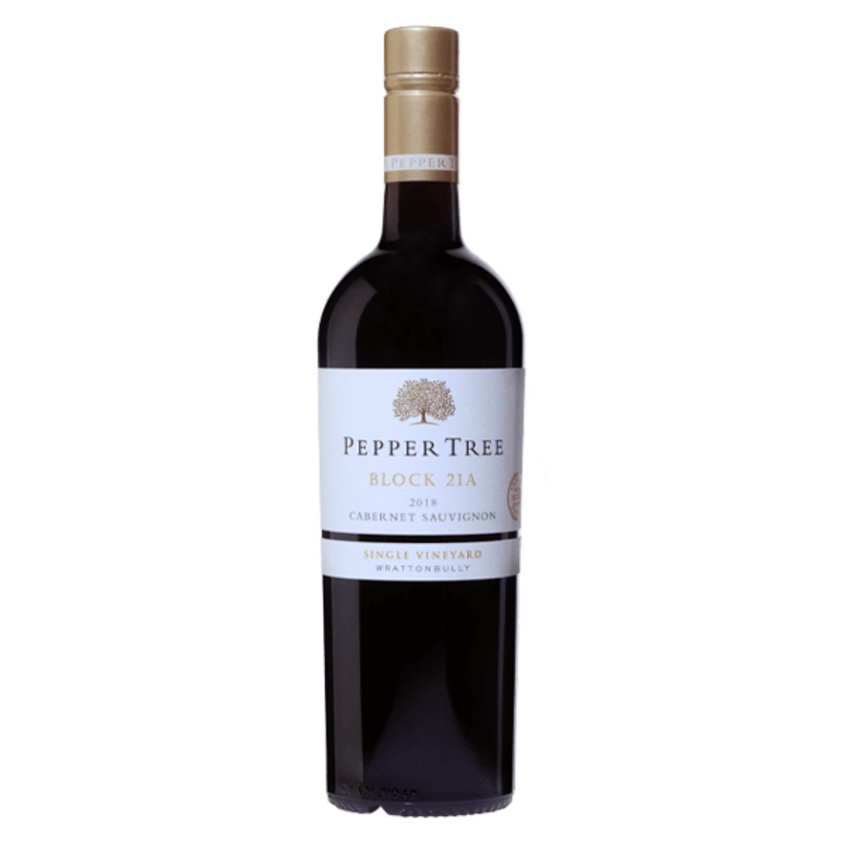 Pepper Tree Single Vineyard ‘BLOCK 21A’ Cabernet Sauvignon 2021 (12 Bottles) Wrattonbully, SA — wine from Australia
