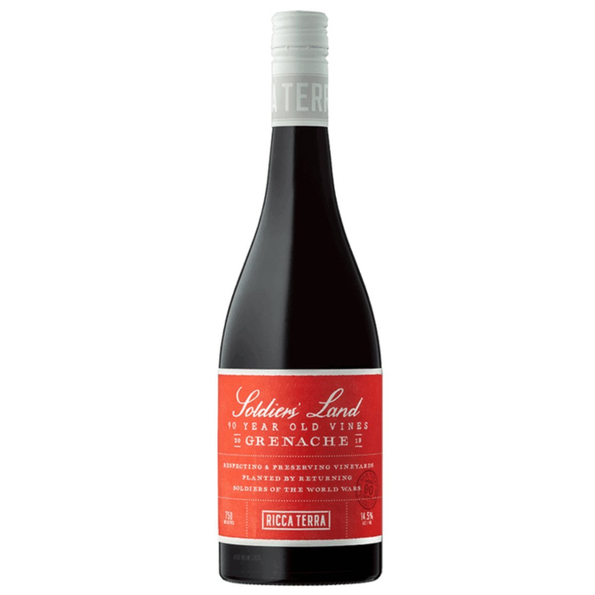Ricca Terra Soldiers’ Land Grenache 2024 (12 Bottles) Riverland, SA — Grenache from Riverland