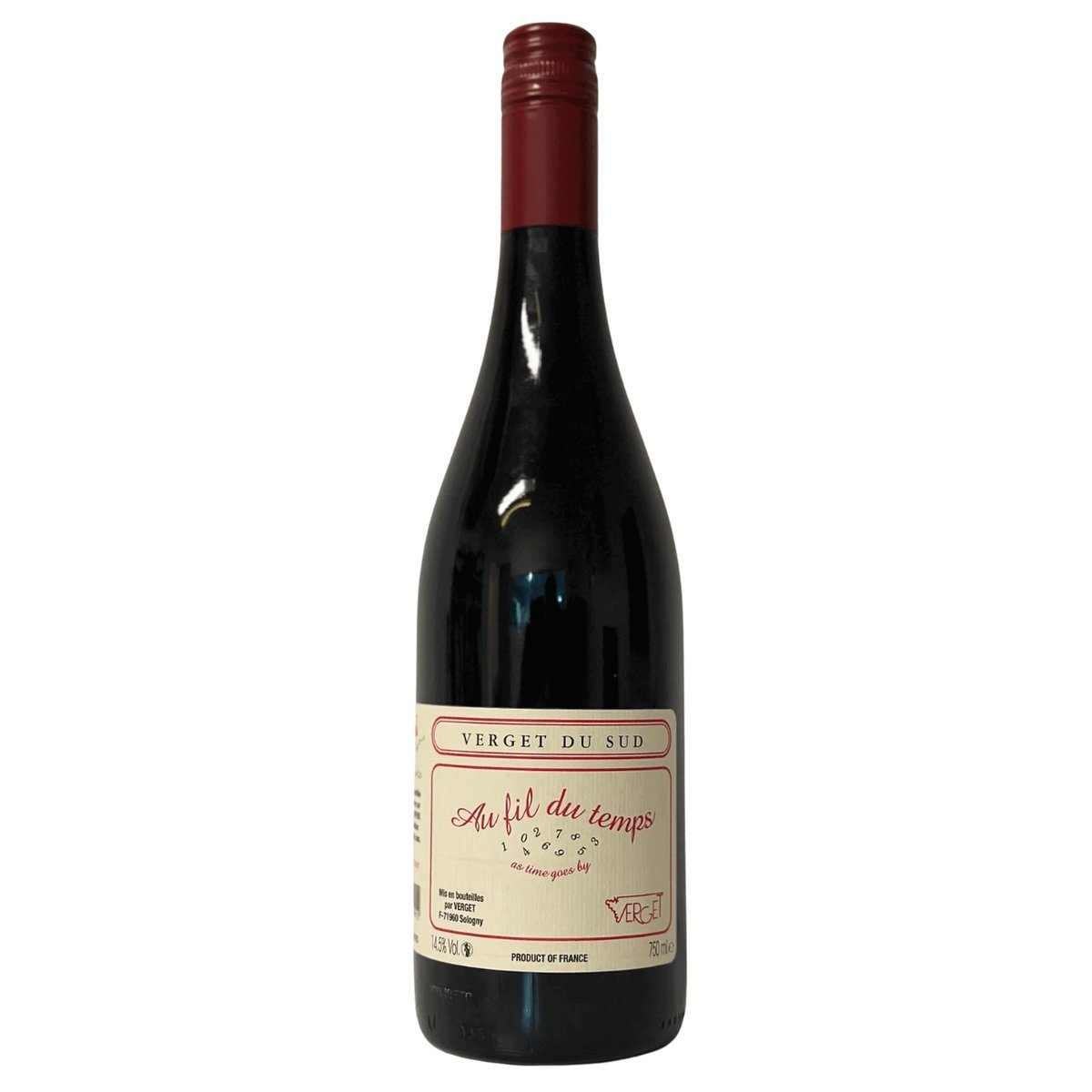 Verget du Sud Vin de France Au Fil du Temps Rouge NV (6 Bottles) Rhone, France — Rouge from Australia